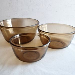 Anchor Ovenware Mixing Bowl Set of 3